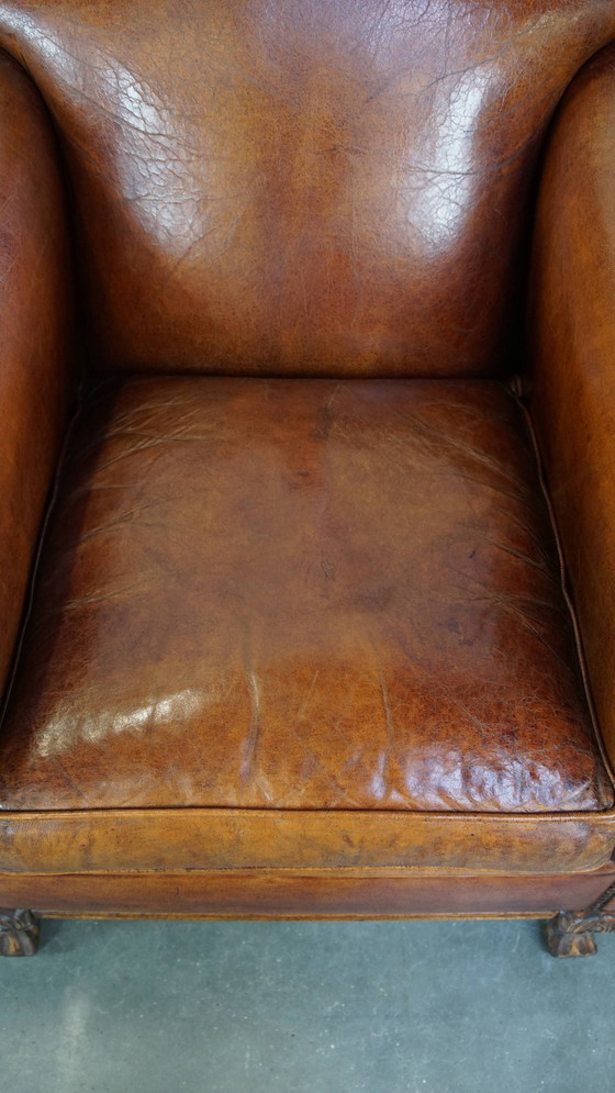 Image 1 of 2 X Sheep Leather Armchair