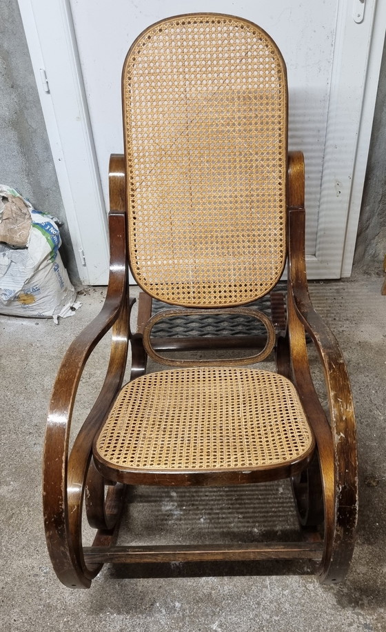 Image 1 of Rocking Chair Rattan