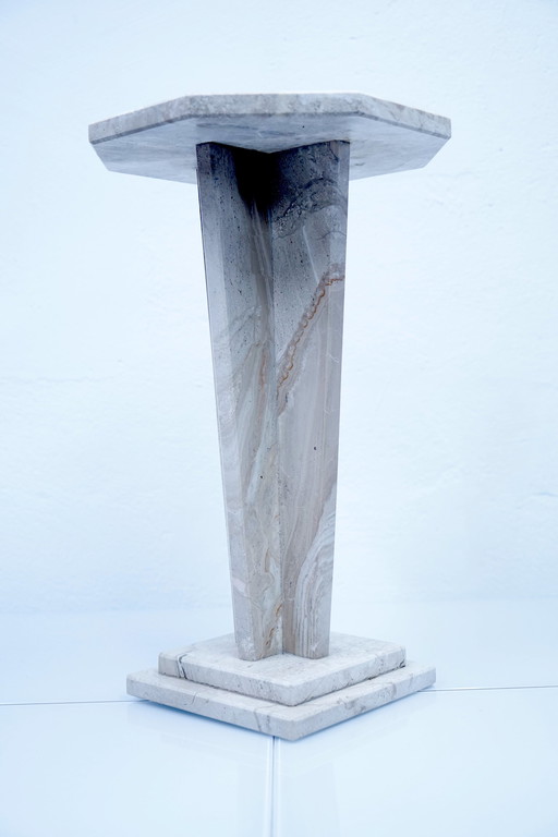 Italian vintage marble side table, 1970s