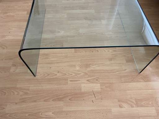 Italian glass coffee table