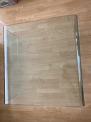Italian glass coffee table