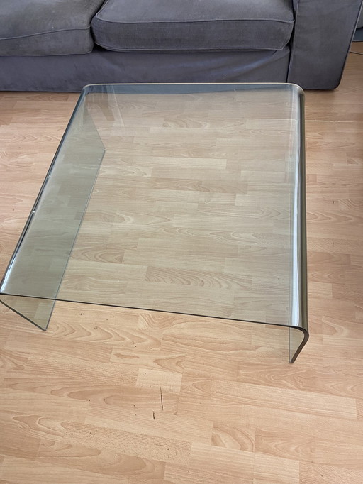 Italian glass coffee table