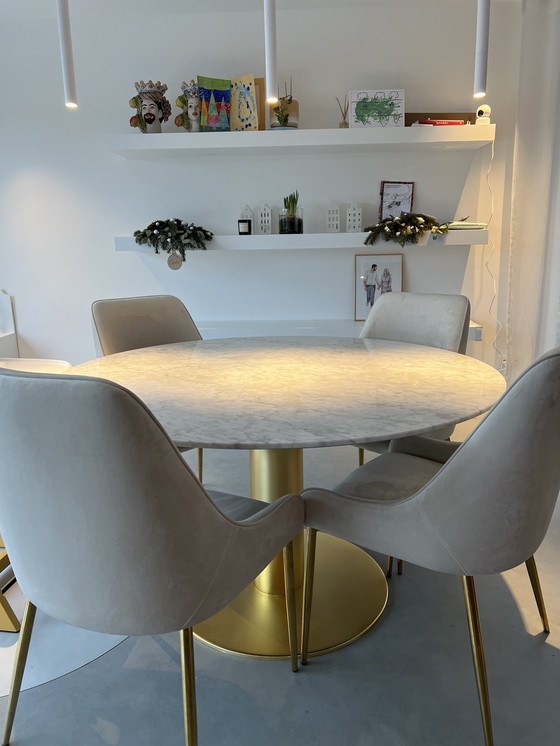 Image 1 of Gubi white marble dining table