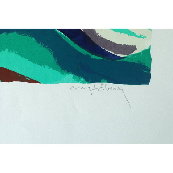 Image 1 of Vintage lithograph by Bengt Åberg
