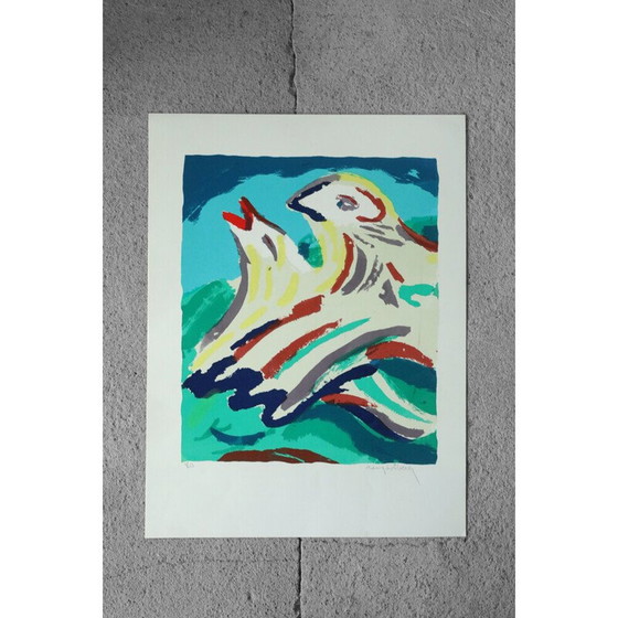 Image 1 of Vintage lithograph by Bengt Åberg