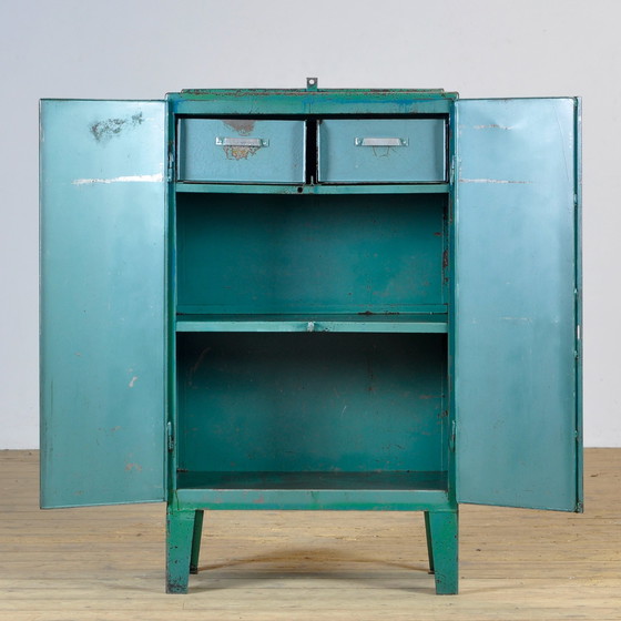 Image 1 of Industrial Iron Cabinet, 1960s