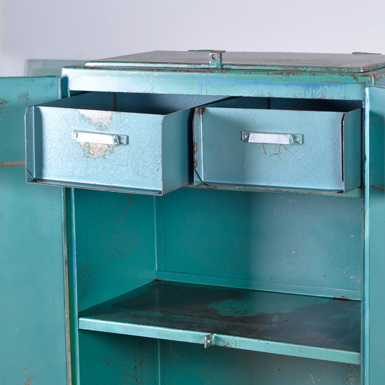 Image 1 of Industrial Iron Cabinet, 1960s