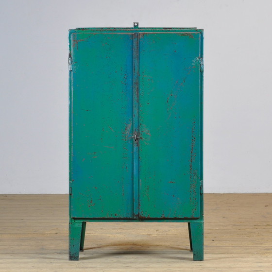 Image 1 of Industrial Iron Cabinet, 1960s