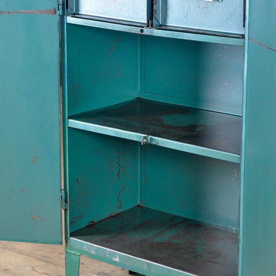 Image 1 of Industrial Iron Cabinet, 1960s