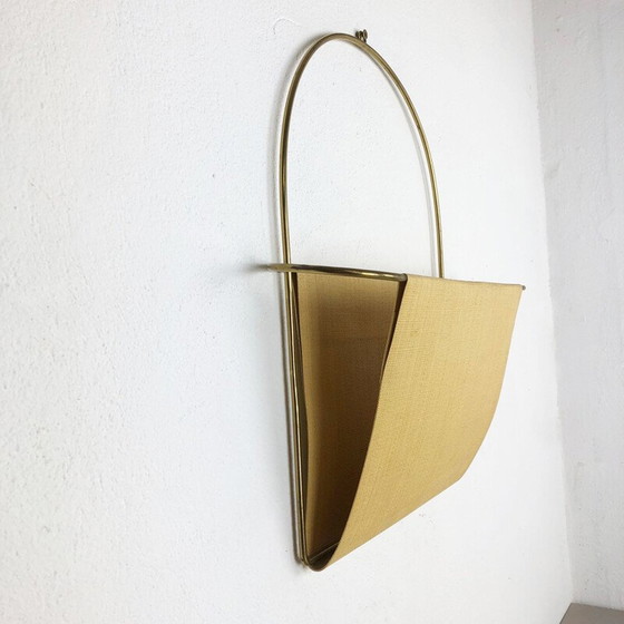 Image 1 of Portariviste da parete in ottone vintage, Austria, 1950