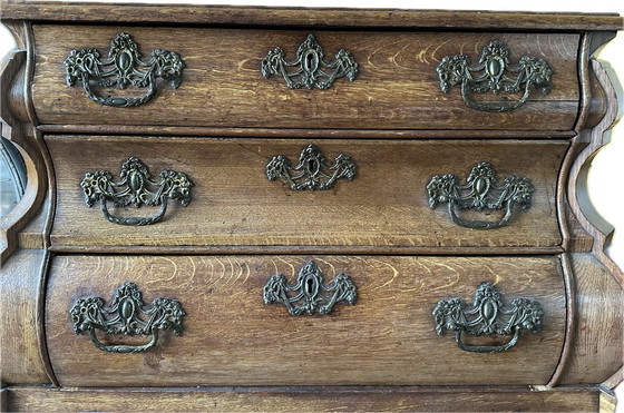 Image 1 of Antique Chest Of Drawers With Lion Paws