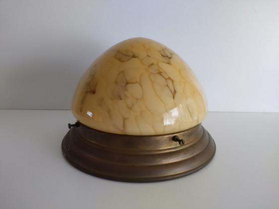 Image 1 of Ceiling light - Ceiling lamp - Bronze - Marbled .