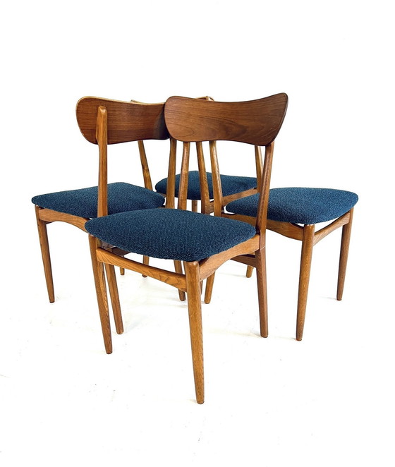 Image 1 of 4X Restored Danish Chair '60s