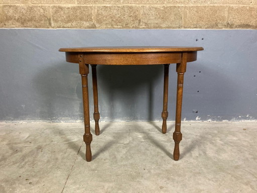 Oak Classic Table Desk Oval