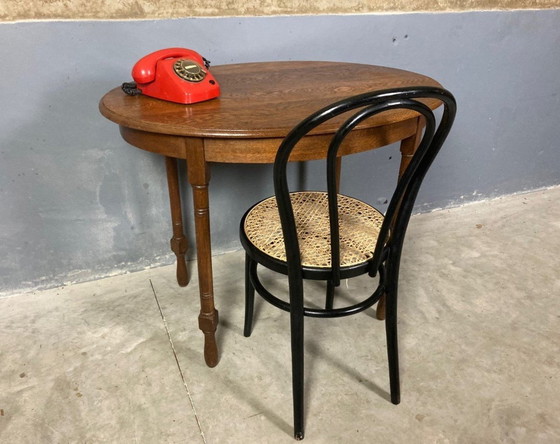 Image 1 of Oak Classic Table Desk Oval