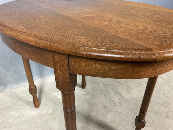 Image 1 of Oak Classic Table Desk Oval