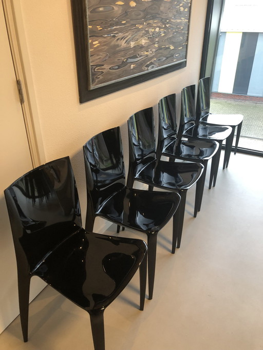 6 X Ultrabellini Chairs Model 1002 Heller