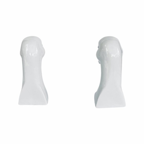 Image 1 of Vintage porcelain bookends, Netherlands 1950