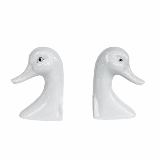 Image 1 of Vintage porcelain bookends, Netherlands 1950