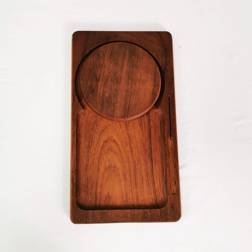 Vintage teak kitchen board by Conborg, Denmark 1970s