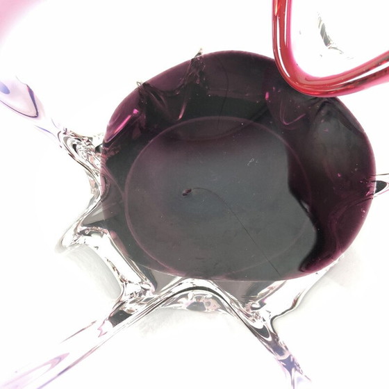 Image 1 of Vintage Art glass bowl by Josef Hospodka for Chribska Glassworks, 1960s