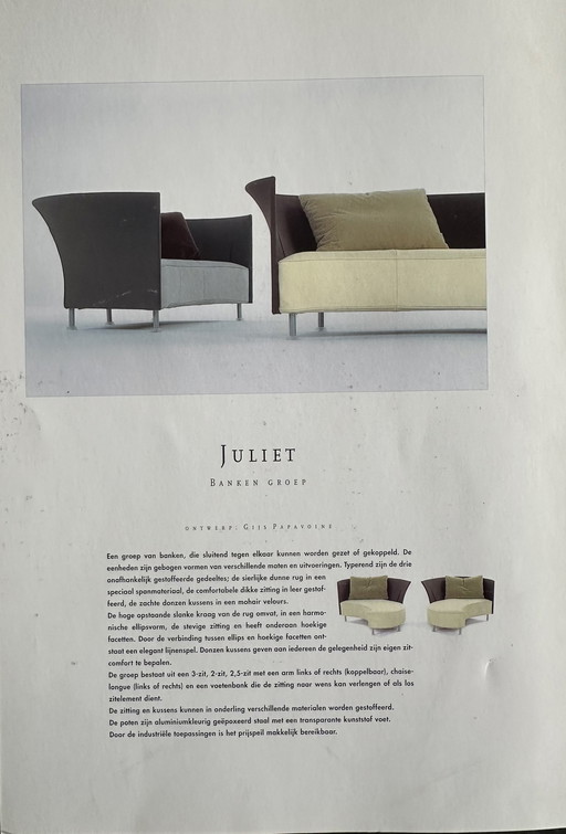 Montis Juliet, 3-Seater Sofa, Design By Gijs Papavoine.