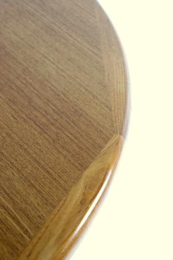 Image 1 of Johs. Kristoffersen & Son Round Dining Table 'Bjerget' Vintage
