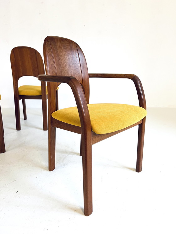 Image 1 of 6X Restored Dining Chair, Holstebro Møbelfabrik '70