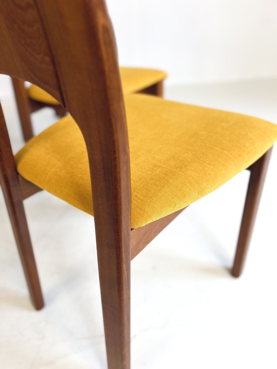 Image 1 of 6X Restored Dining Chair, Holstebro Møbelfabrik '70