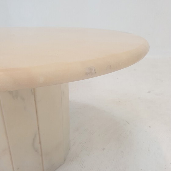Image 1 of Set of 3 Italian vintage marble side tables, 1970s