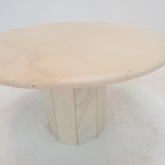 Image 1 of Set of 3 Italian vintage marble side tables, 1970s