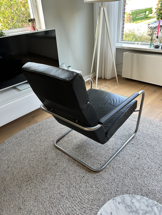 Image 1 of Harvink Leather Armchair Black Leather