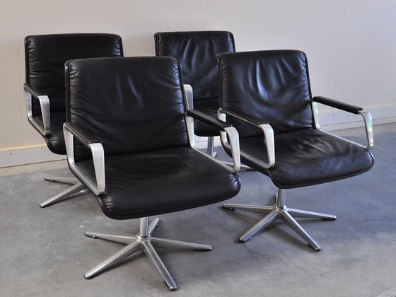 Image 1 of Set of 4 Wilkhahn Delta 2000 Armchairs