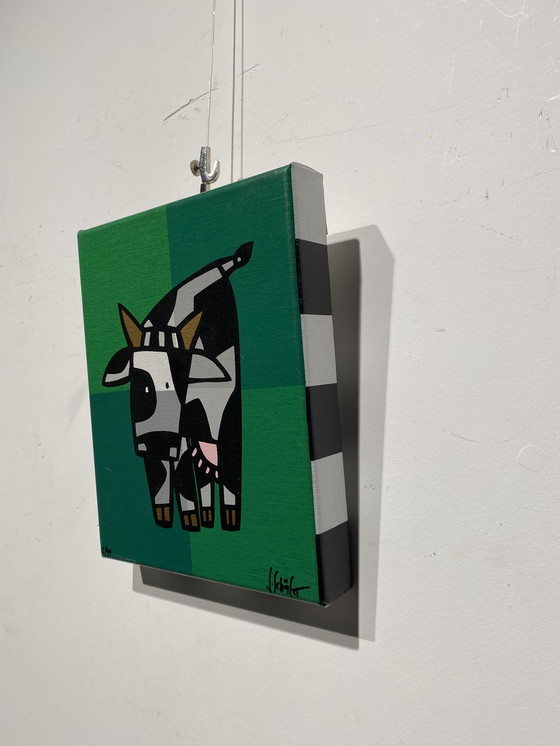 Image 1 of Jaqueline Schäfer Gyclee The cow painting