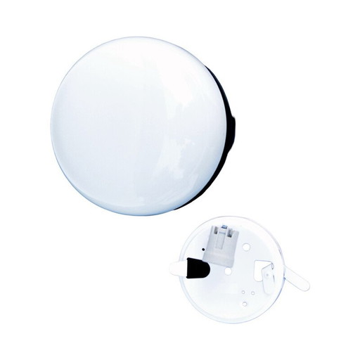 Pair of vintage OTE-4 type ceiling lamp for Photosensitive Materials Factory, Poland 1980