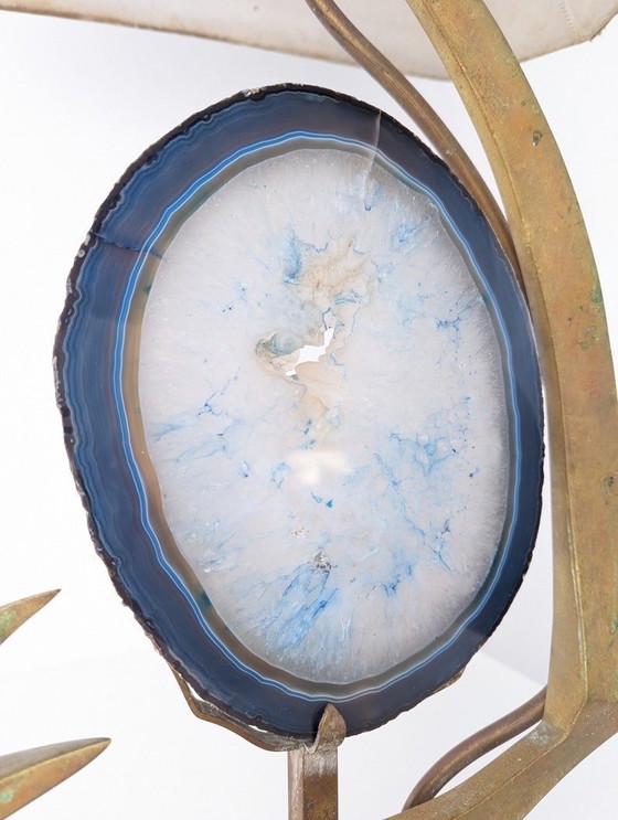 Image 1 of Table Lamp Sculpture Signed Willy Daro 1970S