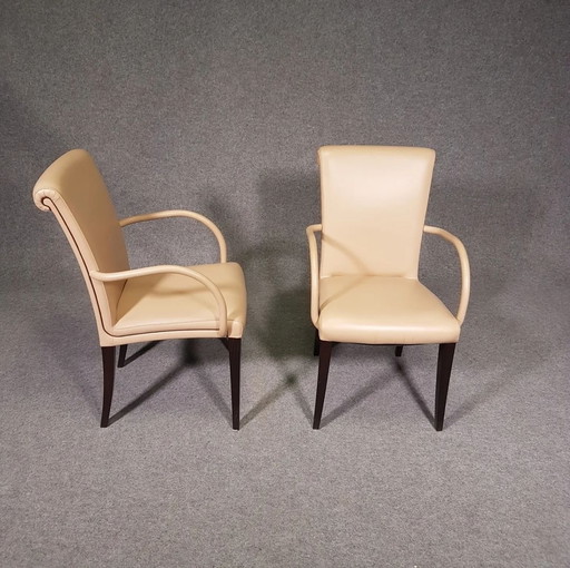 2x Poltrona Frau Vittoria dining chair