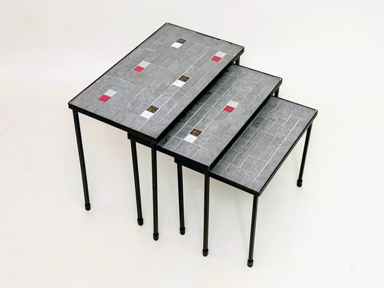 Image 1 of Side tables Mado Jolain Years 60s