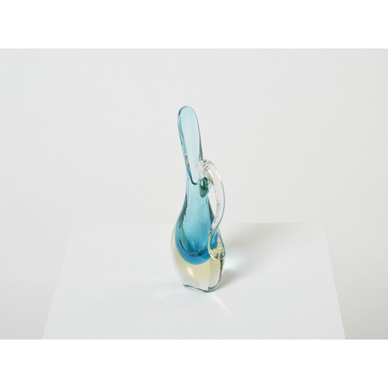 Image 1 of Pair of vintage Sommerso vases in Murano glass, 1970