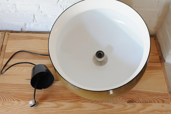 Image 1 of Vintage Brown Plexiglass 70'S Pendant Lamp