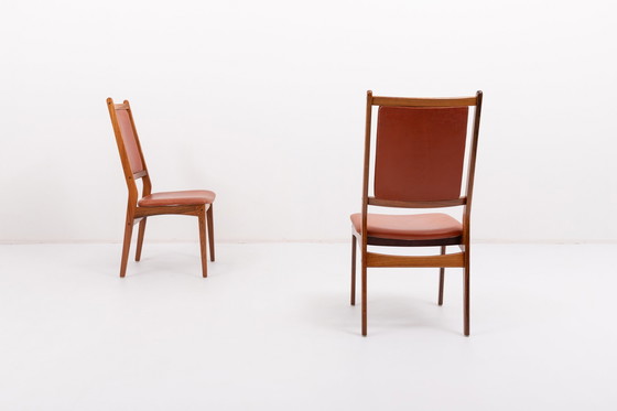 Image 1 of Set of 6 Danish Mid-Century Modern chairs by Hugo Frandsen for Spøttrup Stolefabrik