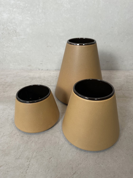 Image 1 of 5x ceramic pots / vases Sicart - Italy 1952