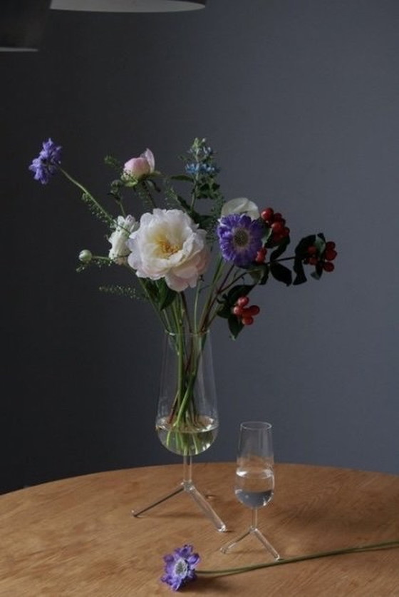 Image 1 of Maarten Baptist Set of Tripod Vases Model Louise