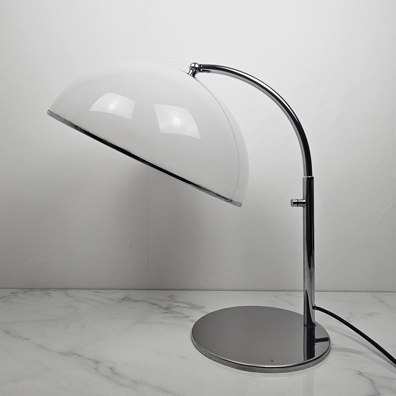 White chrome table lamp on sale