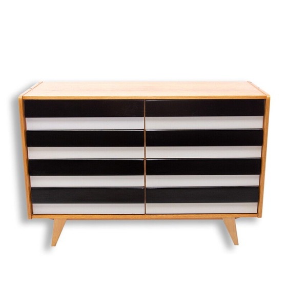 Image 1 of Cassettiera vintage n. U-453 in legno di faggio di Jiří Jiroutek per Interiér Praha, Cecoslovacchia 1960