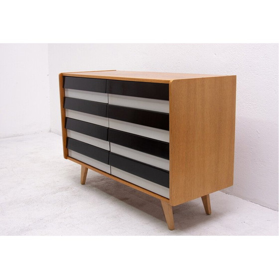 Image 1 of Cassettiera vintage n. U-453 in legno di faggio di Jiří Jiroutek per Interiér Praha, Cecoslovacchia 1960