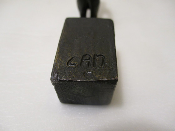 Image 1 of Corry Ammerlaan Van Niekerk (1947), Bronzed Figurine, Marked, The Jump.
