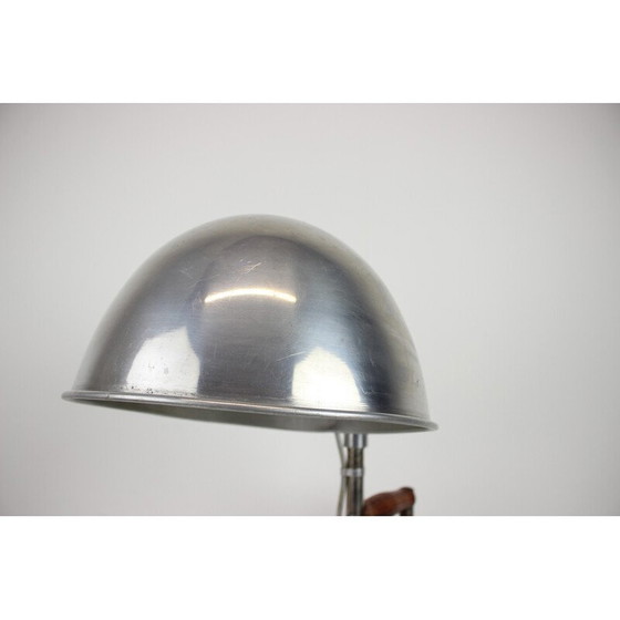 Image 1 of Vintage metal table lamp, Czechoslovakia 1920