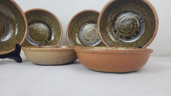 Image 1 of 6 Pyrity Stoneware Soup Plates / Bowls