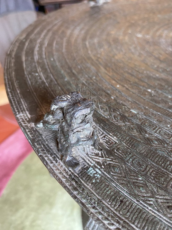 Image 1 of Burmese Bronze Rain Drum